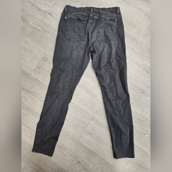 7 FOR ALL MANKIND Skinny Comfort Waist Jeans Size 32 - Picture 3 of 7
